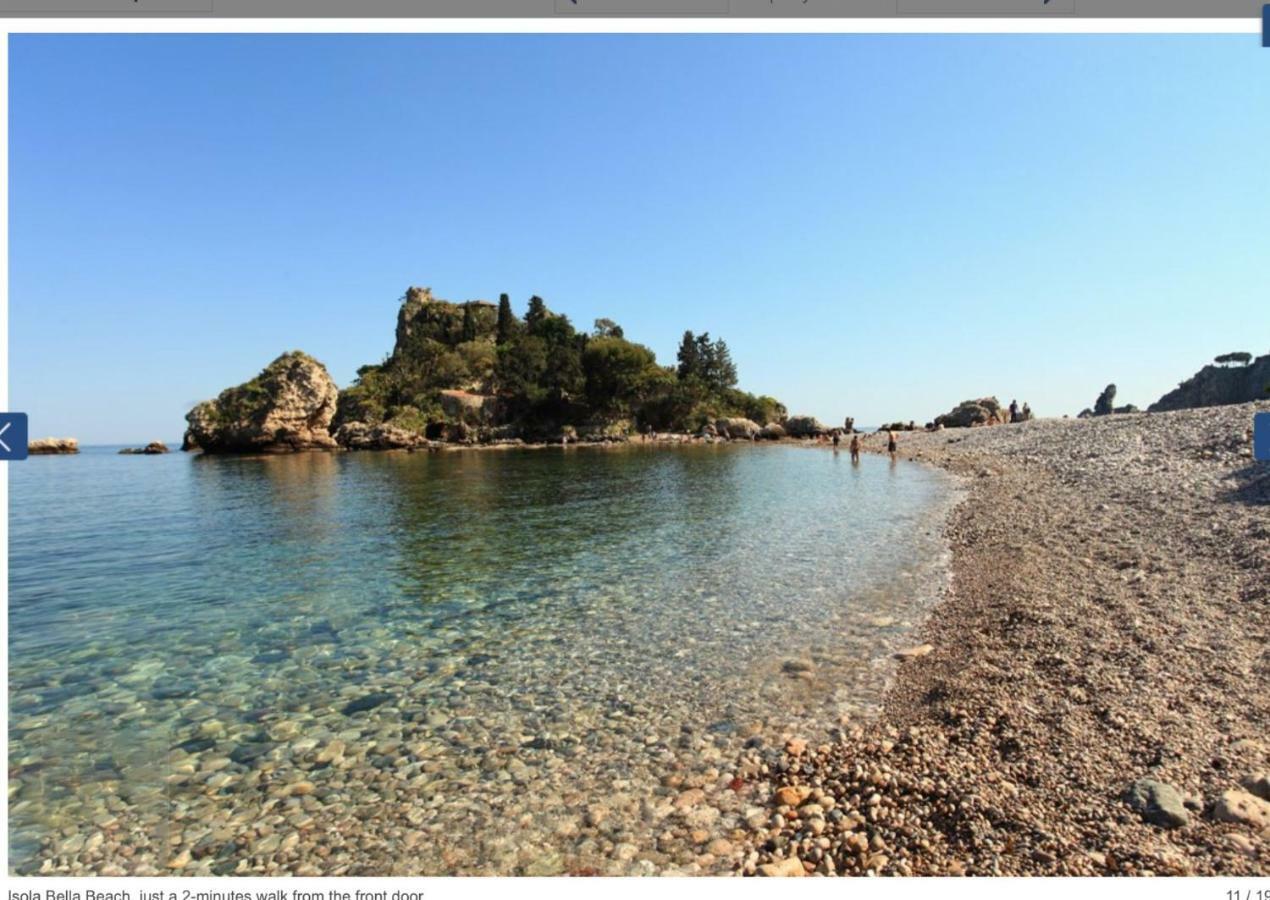 Luxury Apartment And Charm Sea View Isola Bella Taormina Dış mekan fotoğraf